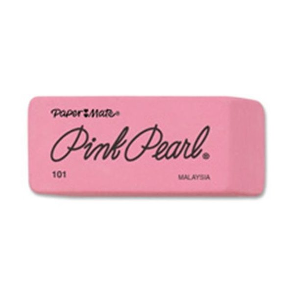 Paper Mate Paper Mate PAP70502 Pearl Eraser; Medium; 3-PK; Pink PAP70502